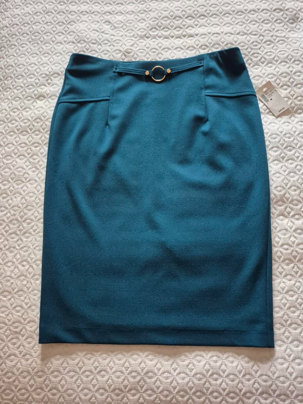 Ricki's Teal Blue Pencil Skirt - M